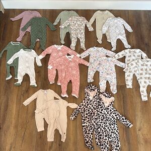 Twin Girl 6-9 month Sleeper Bundle